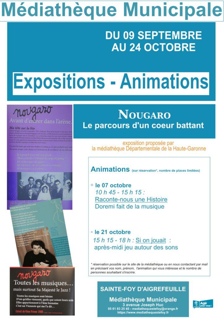 Exposition Claude Nougaro